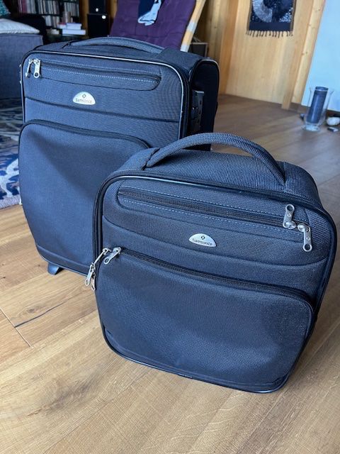 Samsonite Valigie: Samsonite Reisekoffer Duo (schwarz) – Usato da Lenk im Simmental venduto da Kluane 1