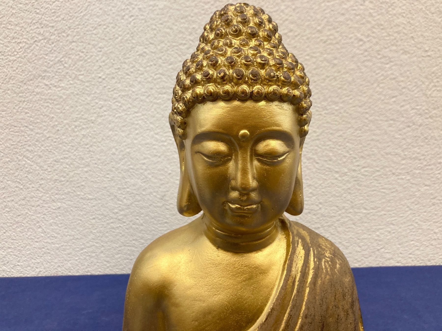 Statuette: Buddha mit Schale aus Ton/Fiberglas – Nuovo e nell'imballaggio originale da Neuenhof venduto da jorogo 9