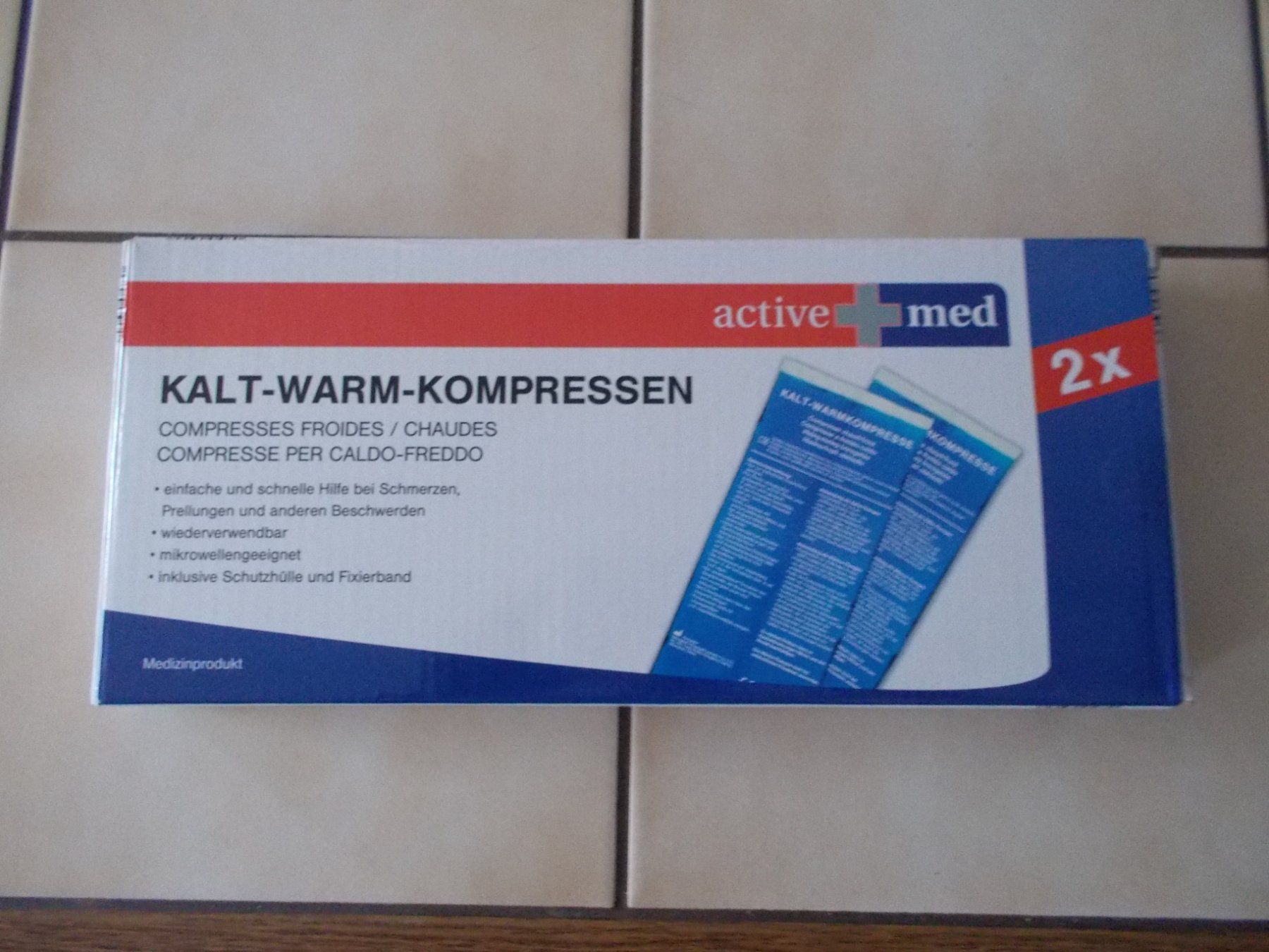 Attrezzature mediche: Kalt-Warm-Kompressionen 2er Pack neu & ungebraucht – Nuovo e nell'imballaggio originale da Weinfelden venduto da Simalaia