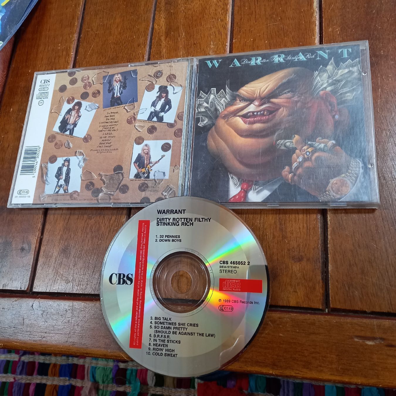 CD: warrant- dirty... – Usato da St-Cergue venduto da VeganWarrior