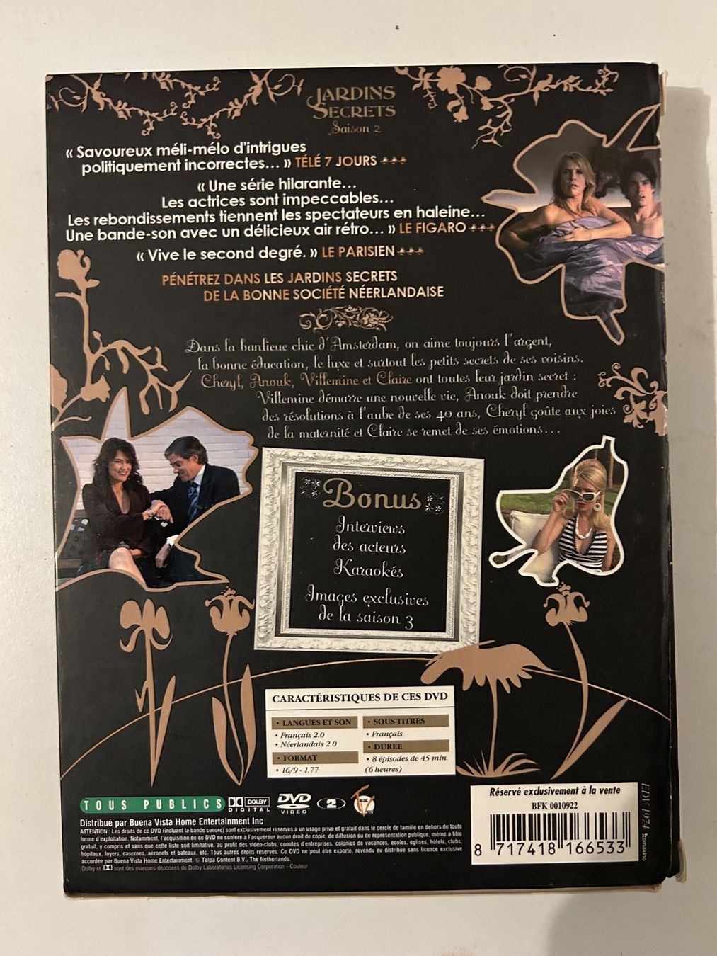 Alle DVDs: JARDINS SECRETS SAISON 2 – Gebraucht aus St-Cierges von Crisi53 1