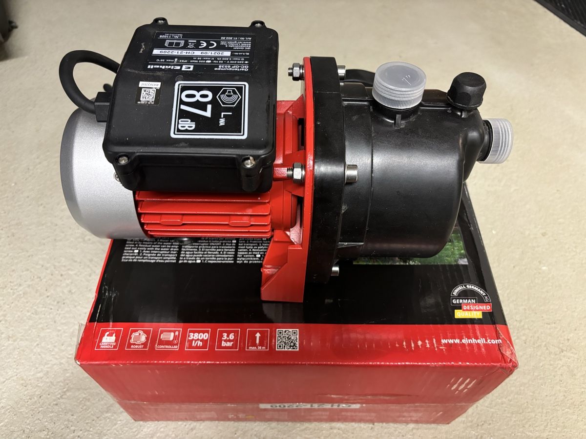 Einhell Pumpen & Teile: Einhell Gartenpumpe GC-GP 6538 – Gebraucht aus Berikon von