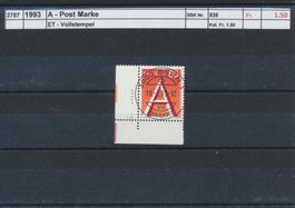 1993 A - Post Marke", ET - Vollstempel