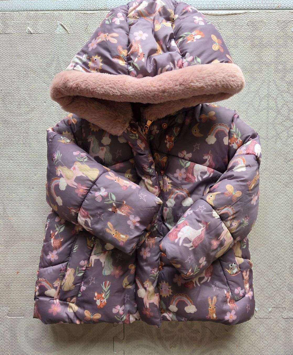 Next Vestes & Manteaux: Kuschelige Winterjacke von Next, Gr.98 – D'occasion à Seftigen par Durham01