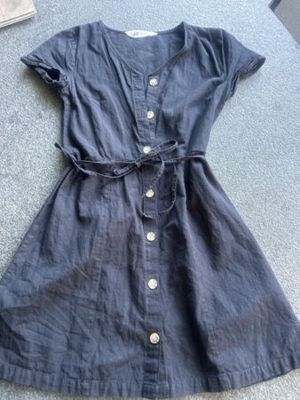 Baumwollkleid schwarz 