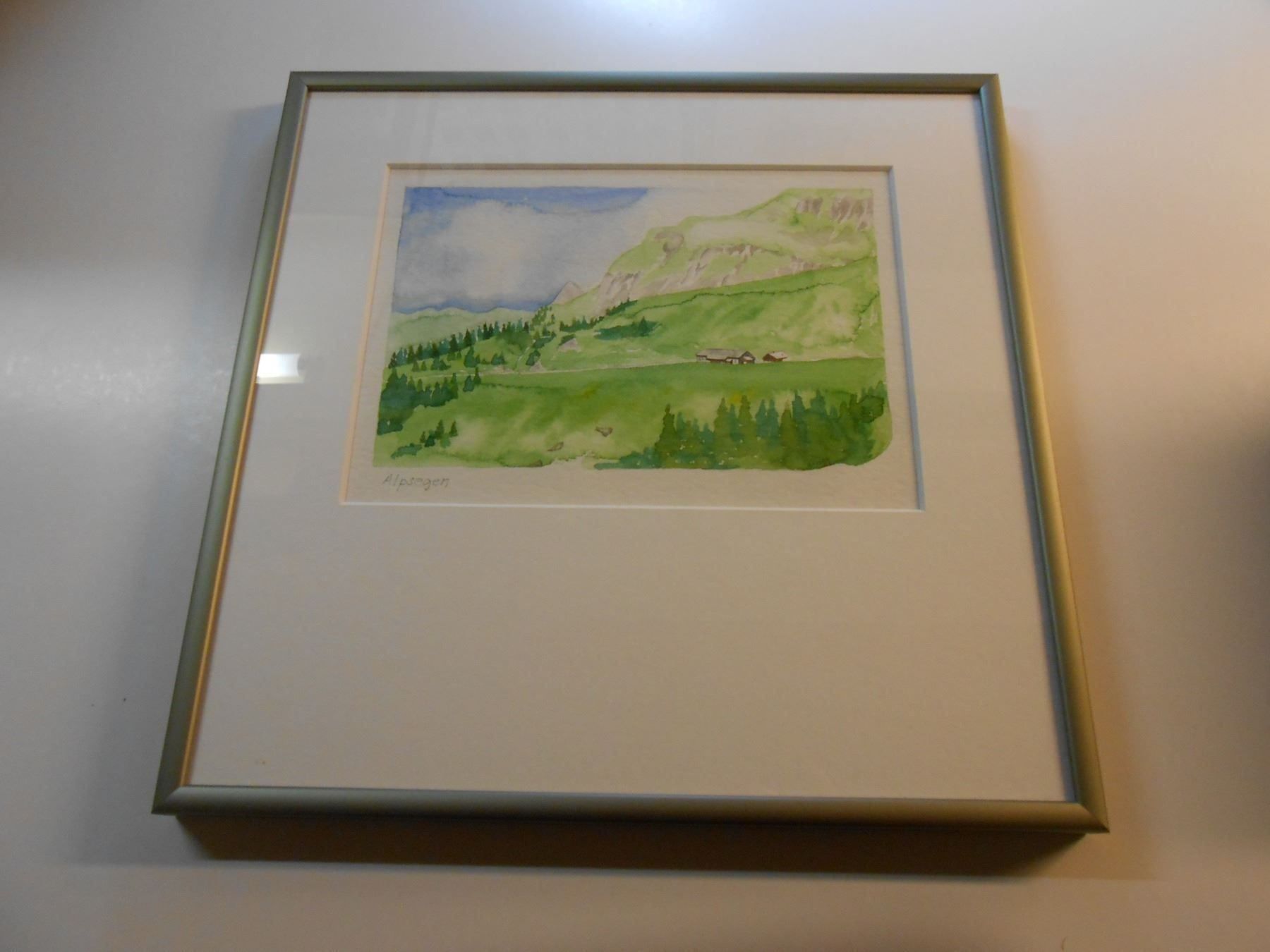 Dipinti: Aquarell "ALPSEGEN" GR - (R) – Nuovo (secondo la descrizione) da Hallwil venduto da pkaiser44 2