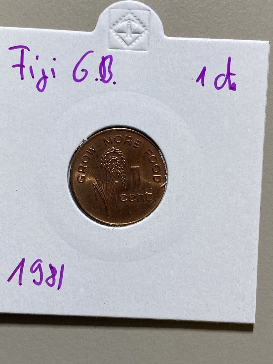 Alle Münzen: Fiji (GB)- 1 cent - 1981 – Gebraucht aus Payerne von Mike1682