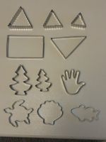 Ausstecher- Set 11teilig (davon 3 Ausstecher für Knetmasse)
