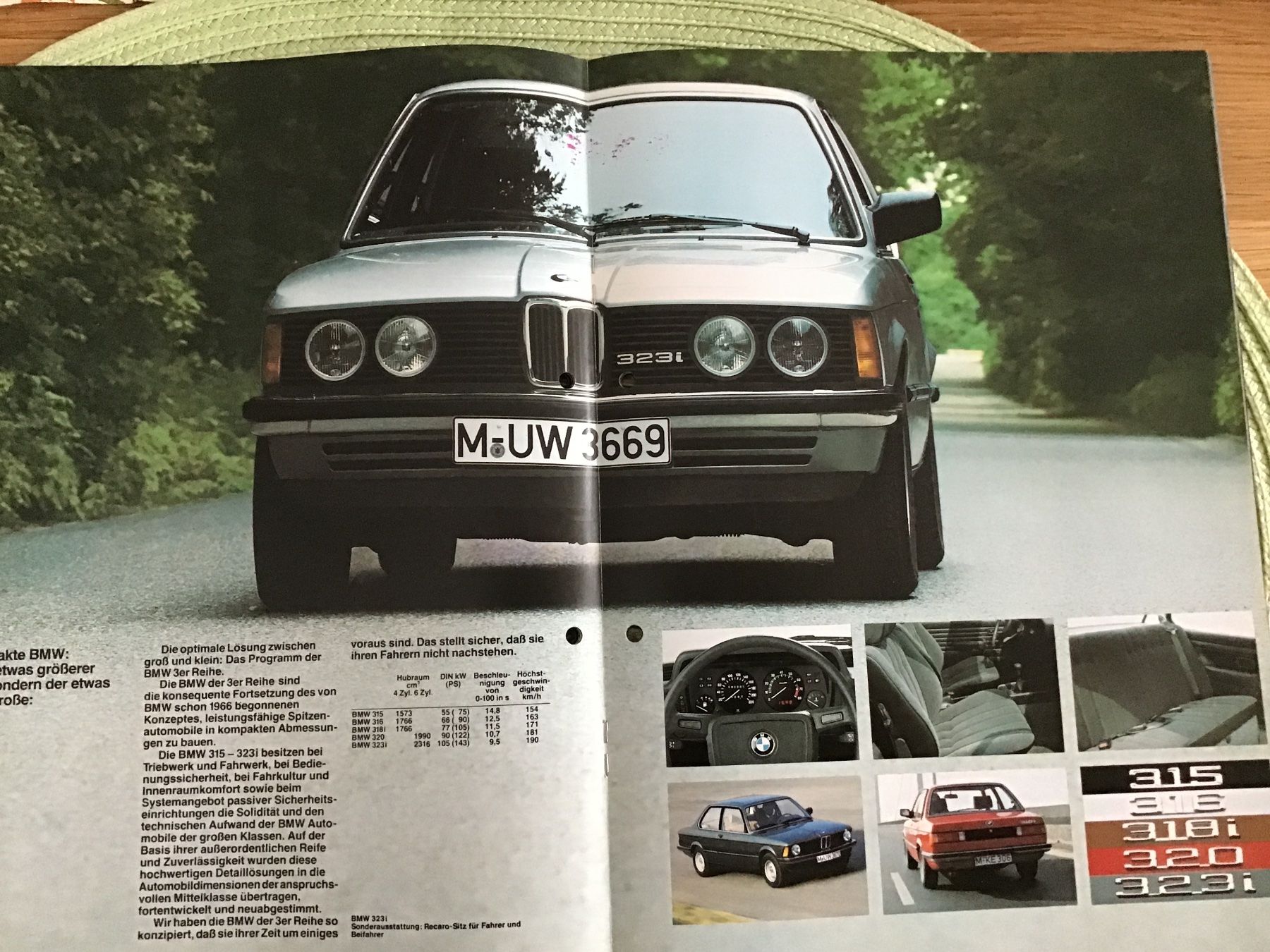 BMW Documenti: BMW-Programm 1981 Verkaufsprospekt gelocht 20 Seiten – Usato da Scherzingen venduto da Starseller62 3