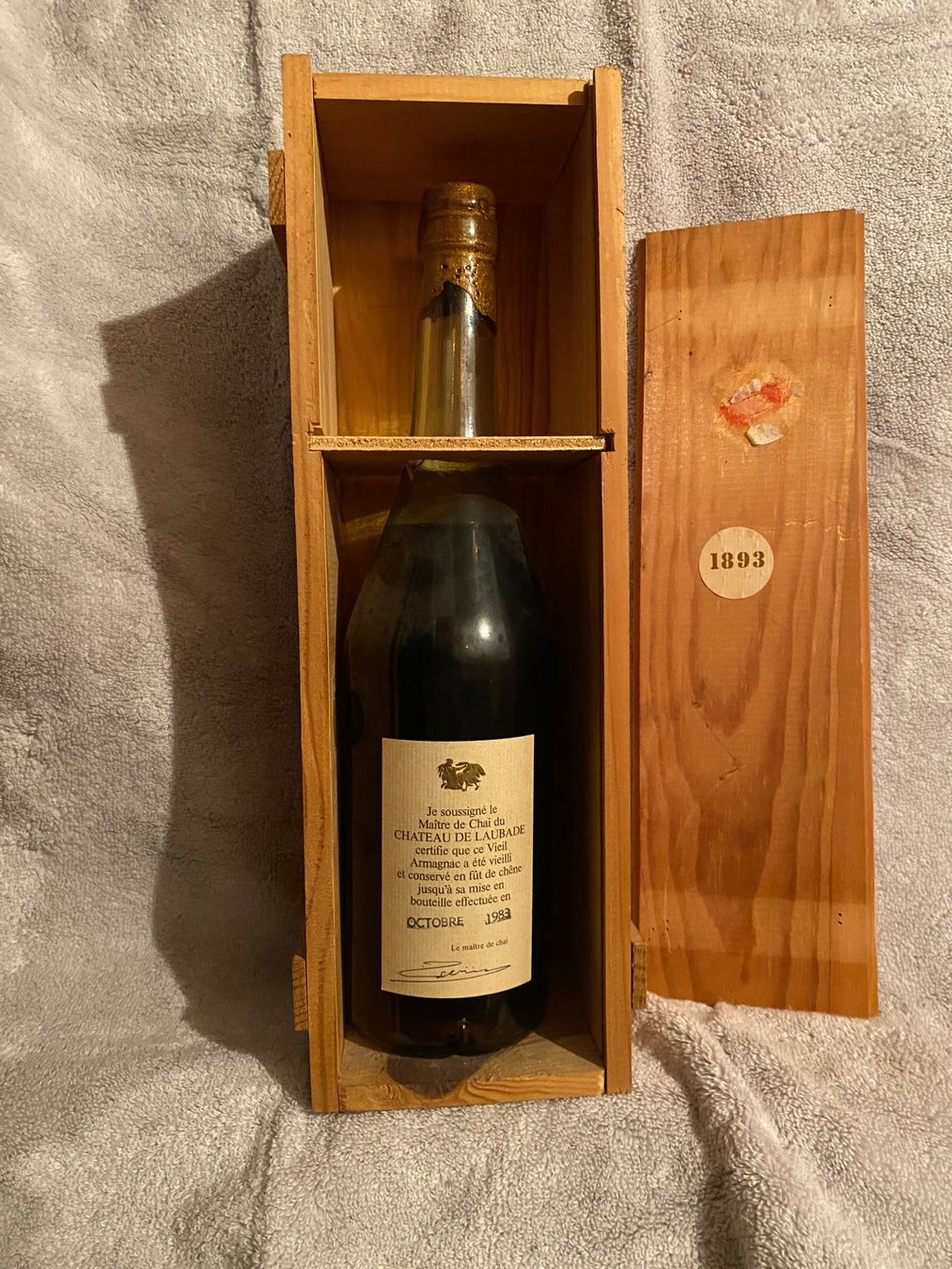 Bevande alcoliche: Armagnac 1893 – Nuovo e nell'imballaggio originale da Vernier venduto da AnnaJ01 1