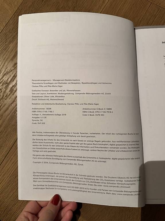 Libri: Personalmanagement - Management-Basiskompetenz   – Usato da Zürich venduto da yll_srq2 1