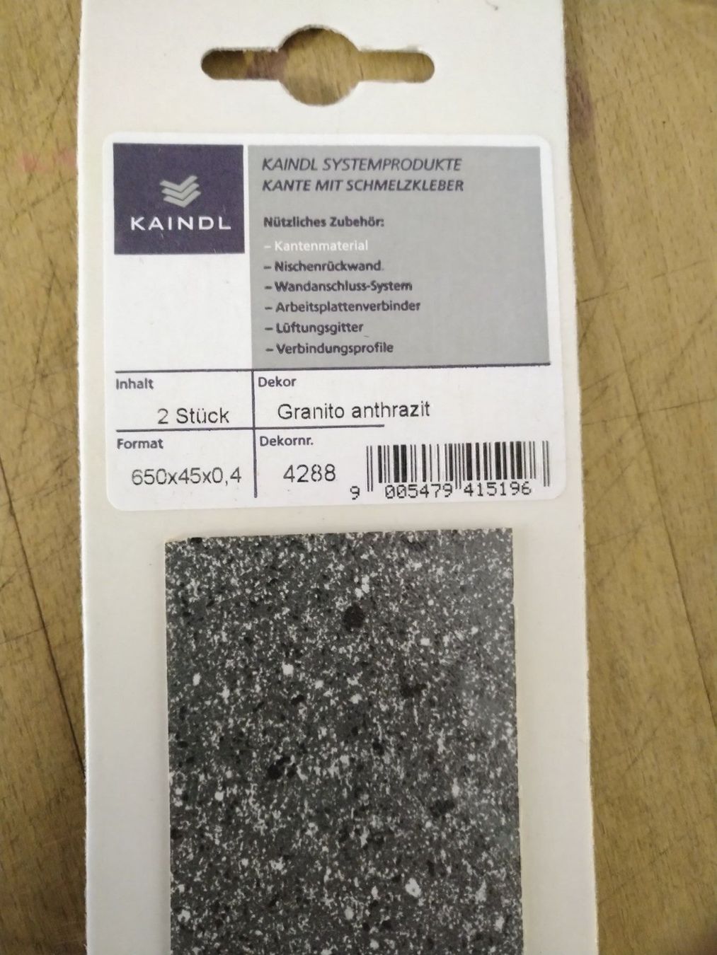 Sticker: 2 Stk Klebefuge Kaindl Kantenmaterial – Nuovo e nell'imballaggio originale da Dierikon venduto da lismar13 1