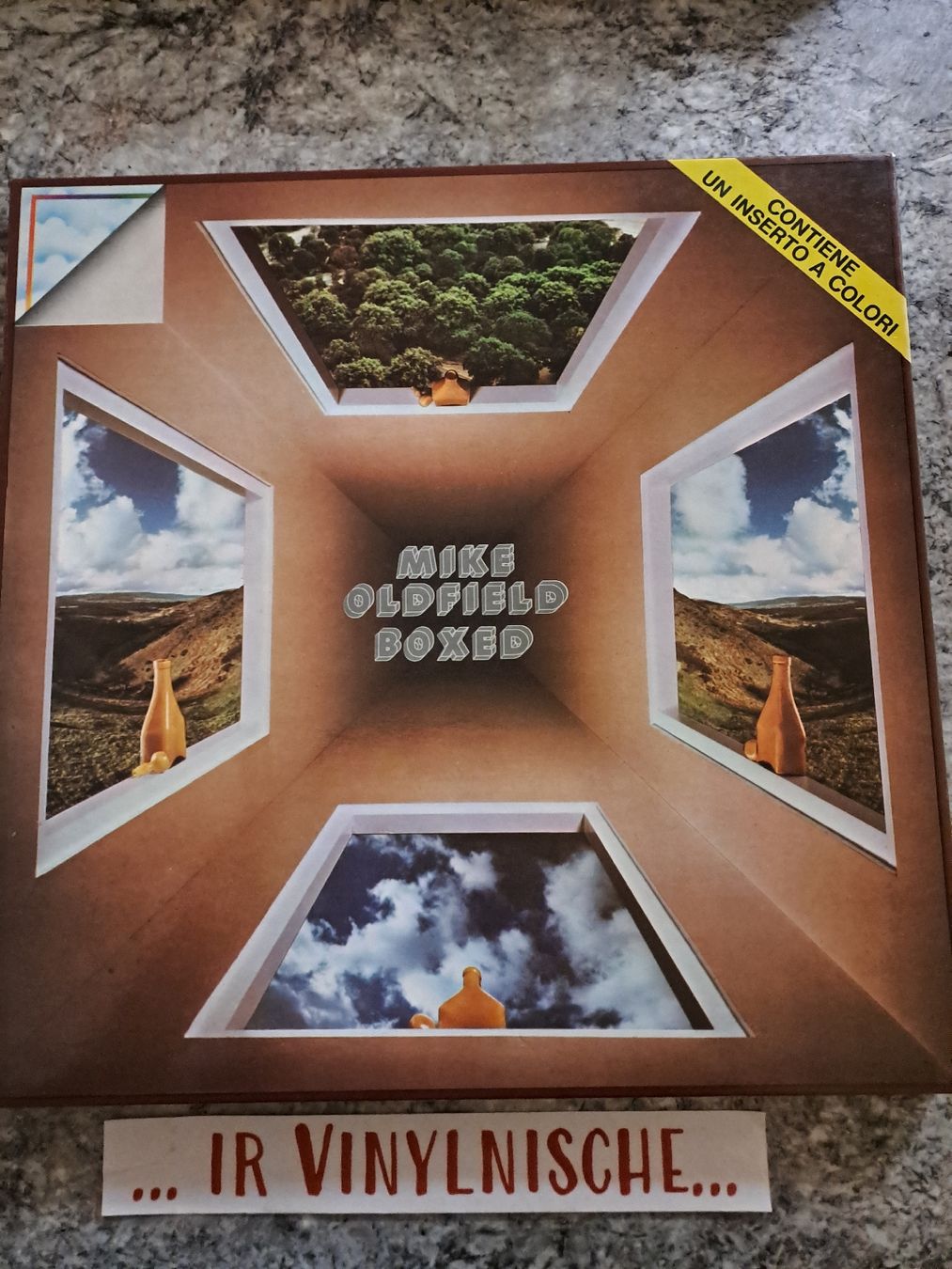 Dischi in vinile: 4 LP Box  MIKE OLDFIELD  "Boxed"  Virgin – Usato da Uetendorf venduto da Essiggurken