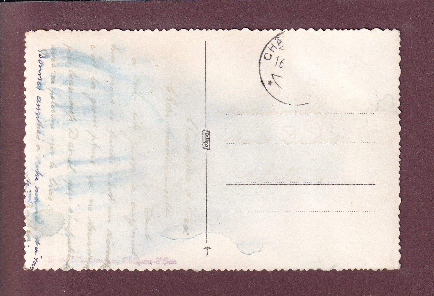 Cartes postales: CHÂTEAU D'OEX - Pension Borgeaud – D'occasion à Pully par nicecards 1