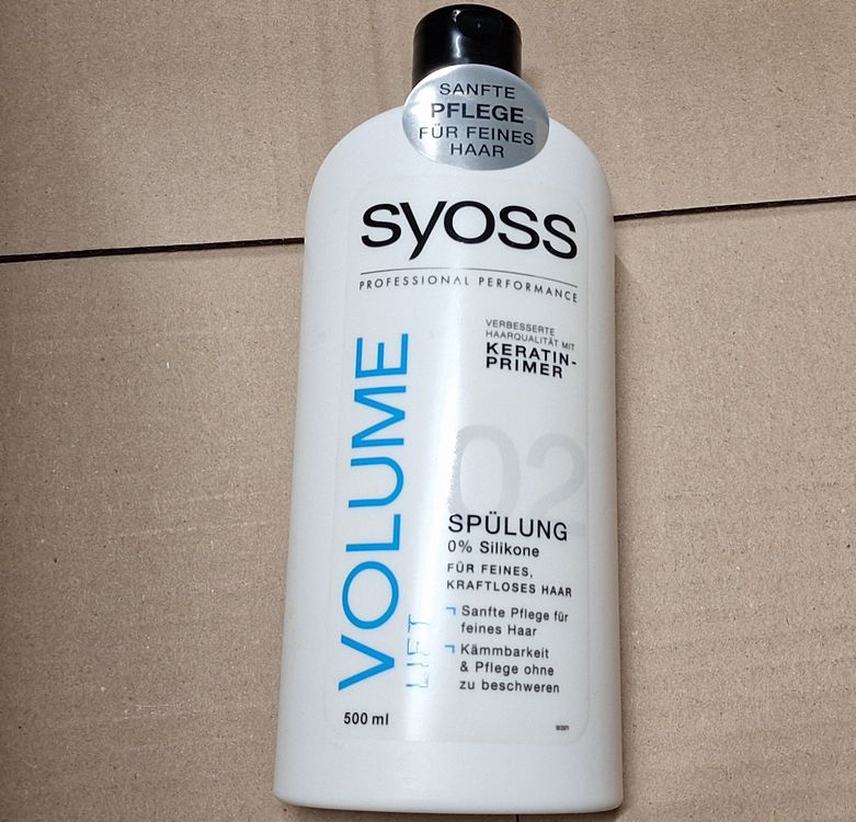 Syoss Volume Spülung Keratin Primer - 500ml (NEU) | Kaufen auf Ricardo