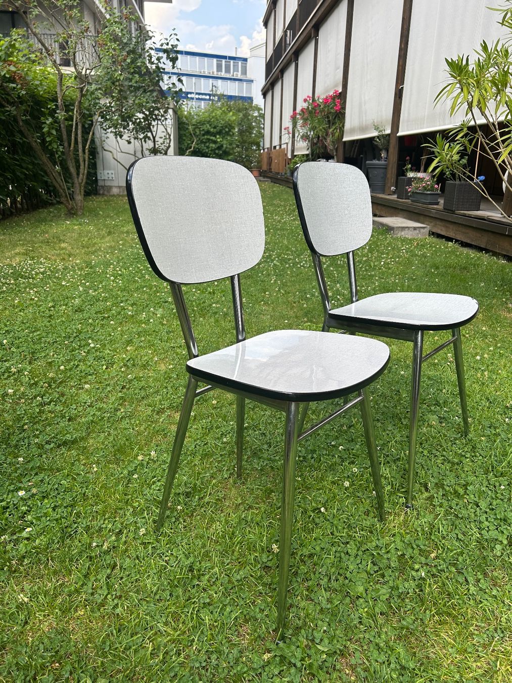 Sedie: 2 Vintage Kelco Küchenstühle grau – Usato da Zürich venduto da nicoleichholzer 2