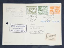 CL23 Carte Postale + Timbre Suisse 1959
