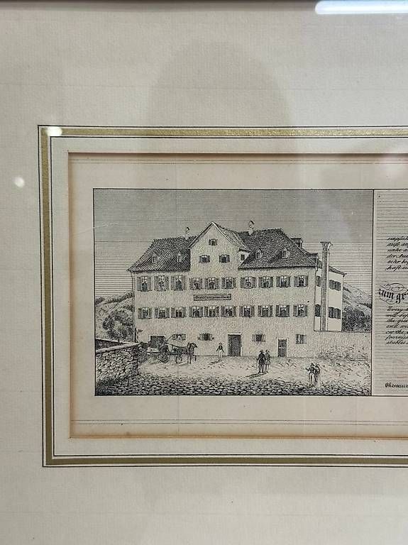 Incisioni: Antike Stahlstich "Wilhelm Spaeth Rorschach" mit Goldrahmen – Usato da Obernau venduto da Arche_Noah_Brocki 1