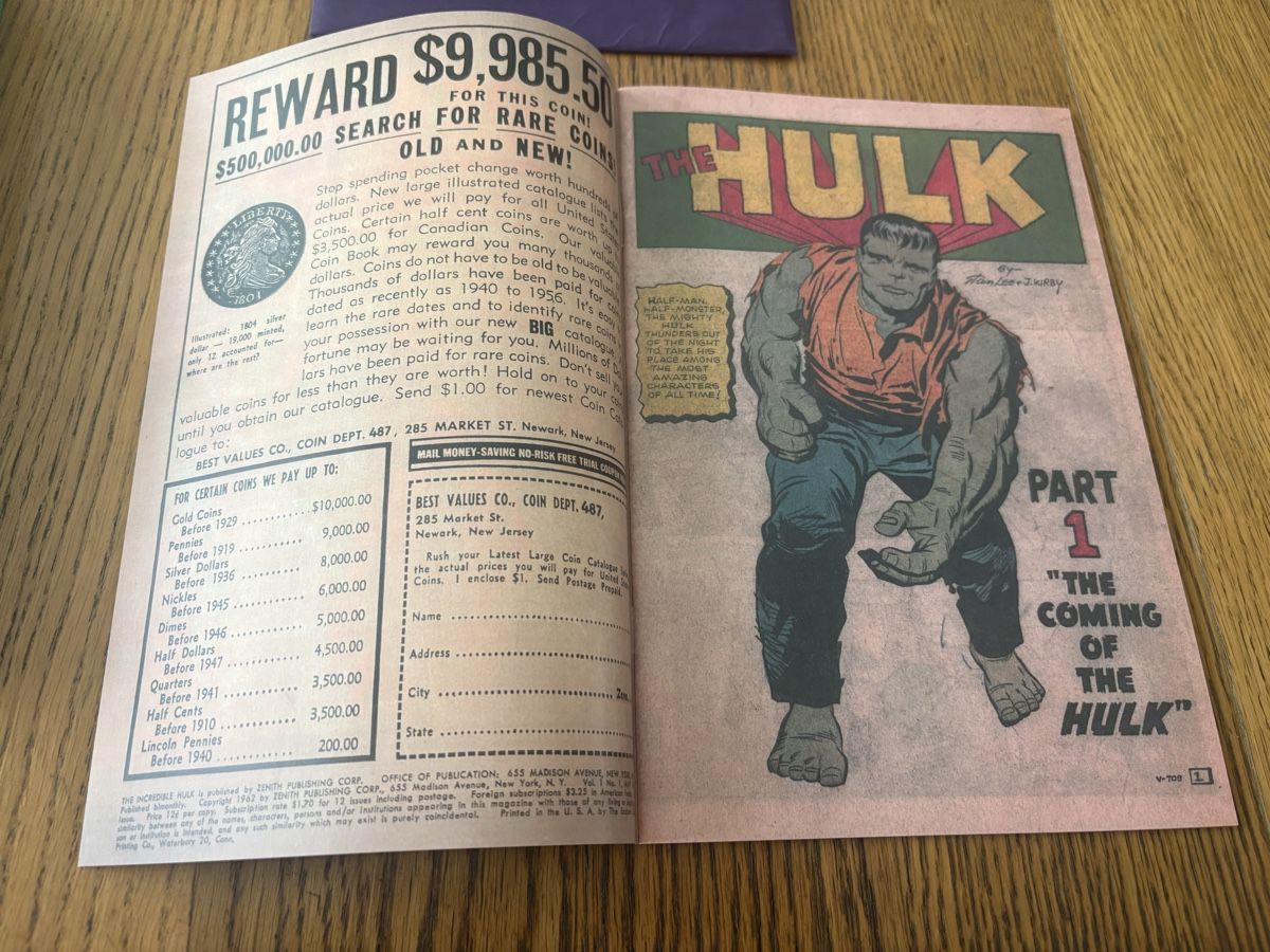 Fumetti: Hulk Marve Box mit nummer 1  Nachgedrukt – Nuovo (secondo la descrizione) da Wangen b. Dübendorf venduto da Antiz1210 3