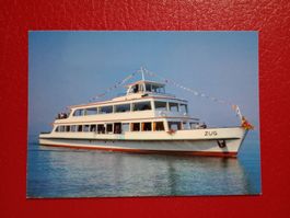 AK Schiff Schweiz MS Zug auf dem Zugersee