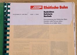 SBB - RhB - "NACHRICHTEN" - Personalzeitung - 1994 bis 2000