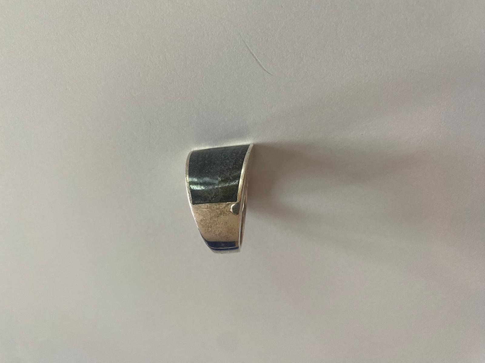 Ringe: 925-Sterling Silberring mit Stein – Gebraucht aus Lüchingen von LIDB 1