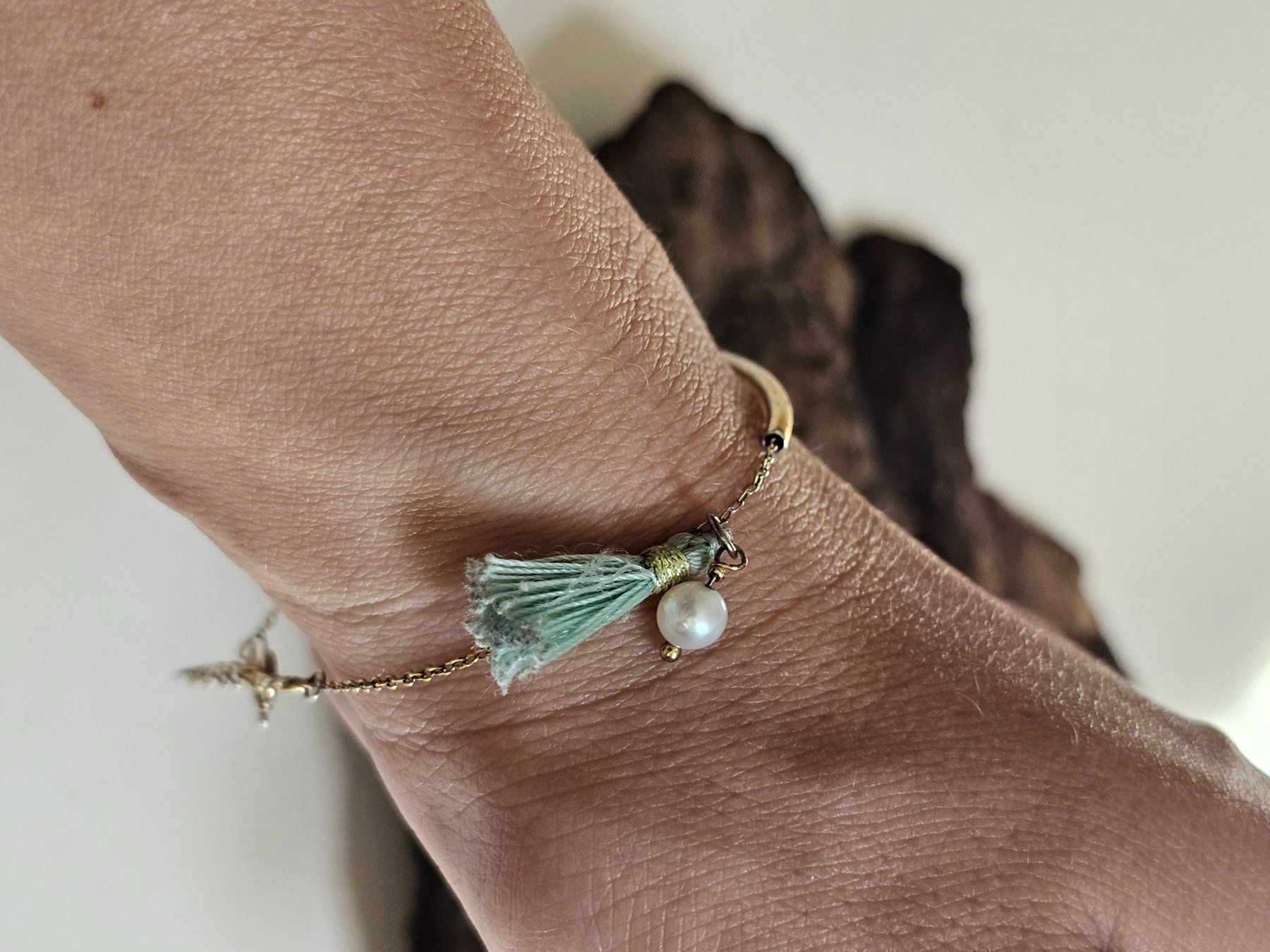 Bracelets: 925 Silber Armband mit Quaste – D'occasion à Zürich par MaisonBelleCachet 7