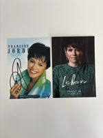 Francine Jordi Original Autogramme 2x