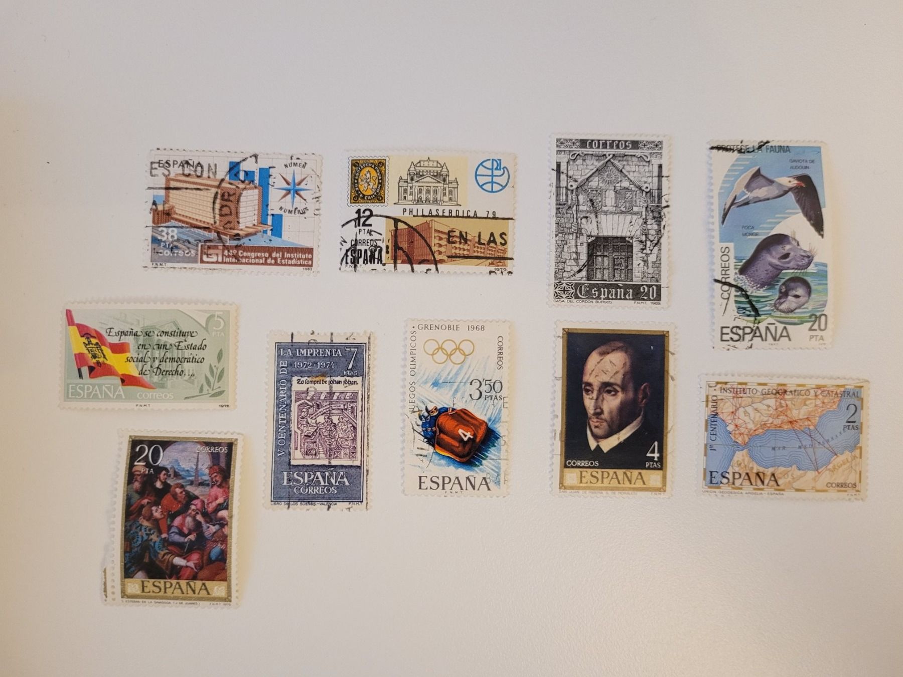 Alle Briefmarken: Lot Spanien Marken – Gebraucht aus Inwil von Flower2325