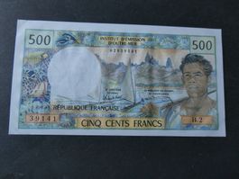 Noumea - franz. Polynesien, 500 Francs   - ungefaltet
