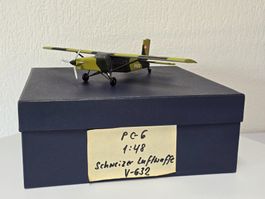 Pilatus Porter, PC 6, Schweizer Luftwaffe, V-632, Vitrine,