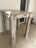 Bartisch Holz grau-braun