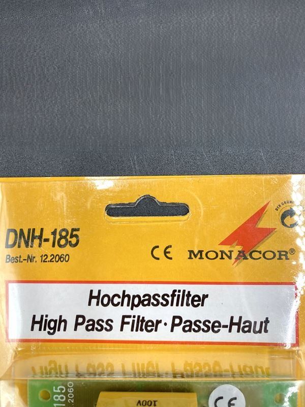 Elektronikbauteile: MONACOR | DNH-185 | Hochpassfilter – Neu (gemäss Beschreibung) aus Wittenbach von Restwert_St-Gallen 1