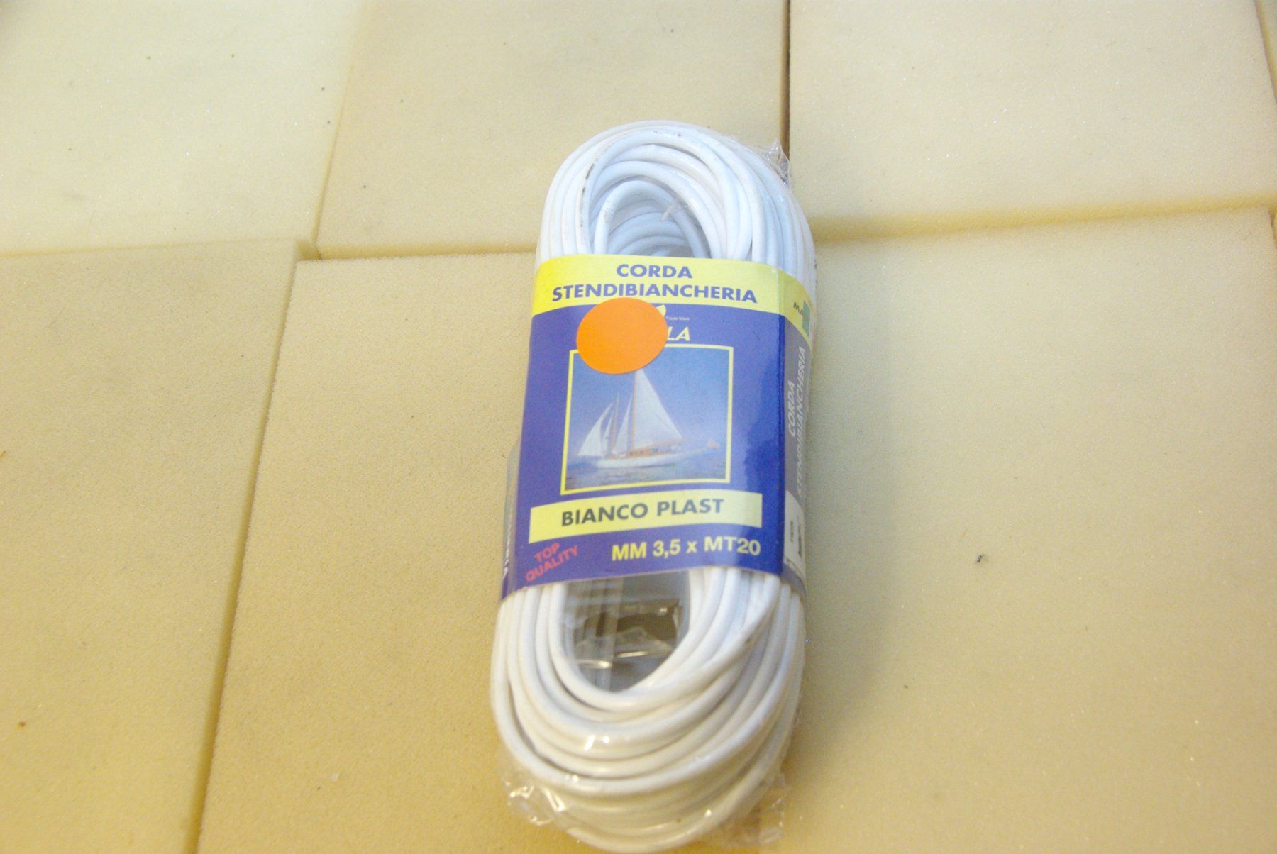 Seile: Wäscheseil plastifiziert, weiss - 20m – Neu und originalverpackt aus Herisau von Cevianer1844