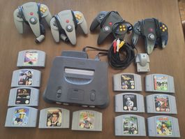 Nintendo N64 Konsole mit Zubehör