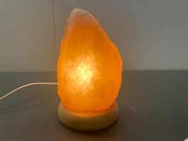 schöne Salzkristall LED Leuchte ca. 15 x 15 x 23cm H ab 1.-