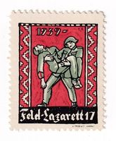Soldaten Briefmarke