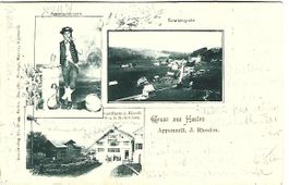 Gruss aus Haslen Appenz.3-teilig