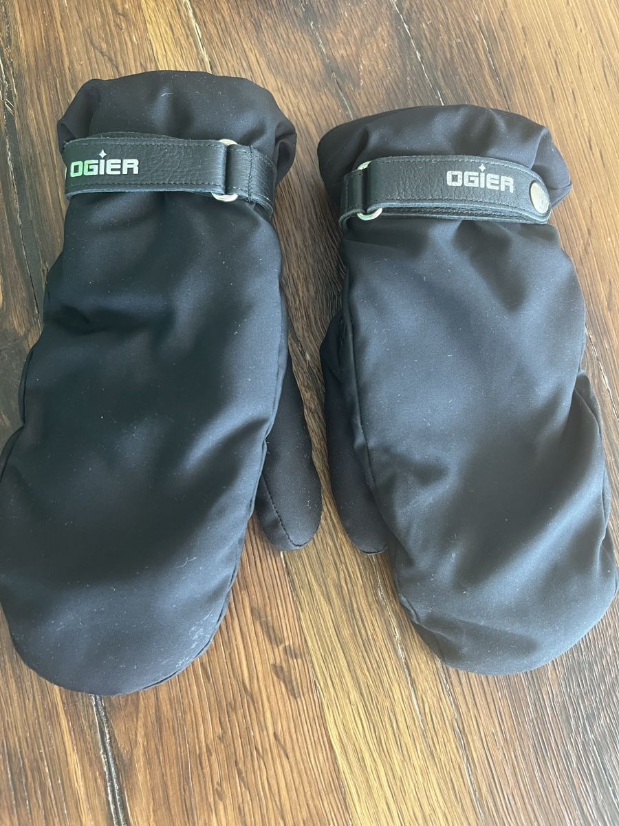 Guanti & manicotti: OGIER Ski-Handschuhe schwarz Grösse 7 1/2 Leder – Usato da Meilen venduto da Dievondort