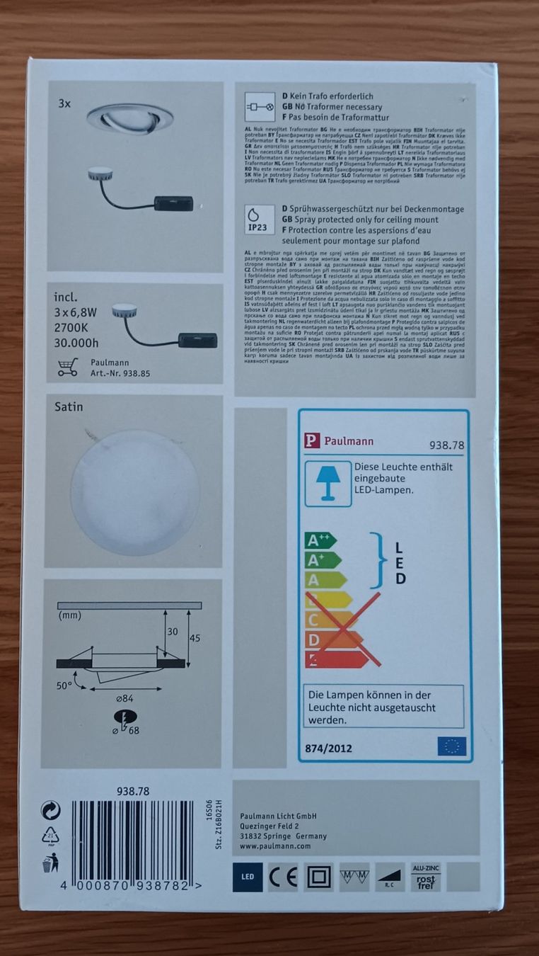 Lampes: LED Lampen Set – Neuf avec emballage d'origine à Zürich par GioEngel75 1