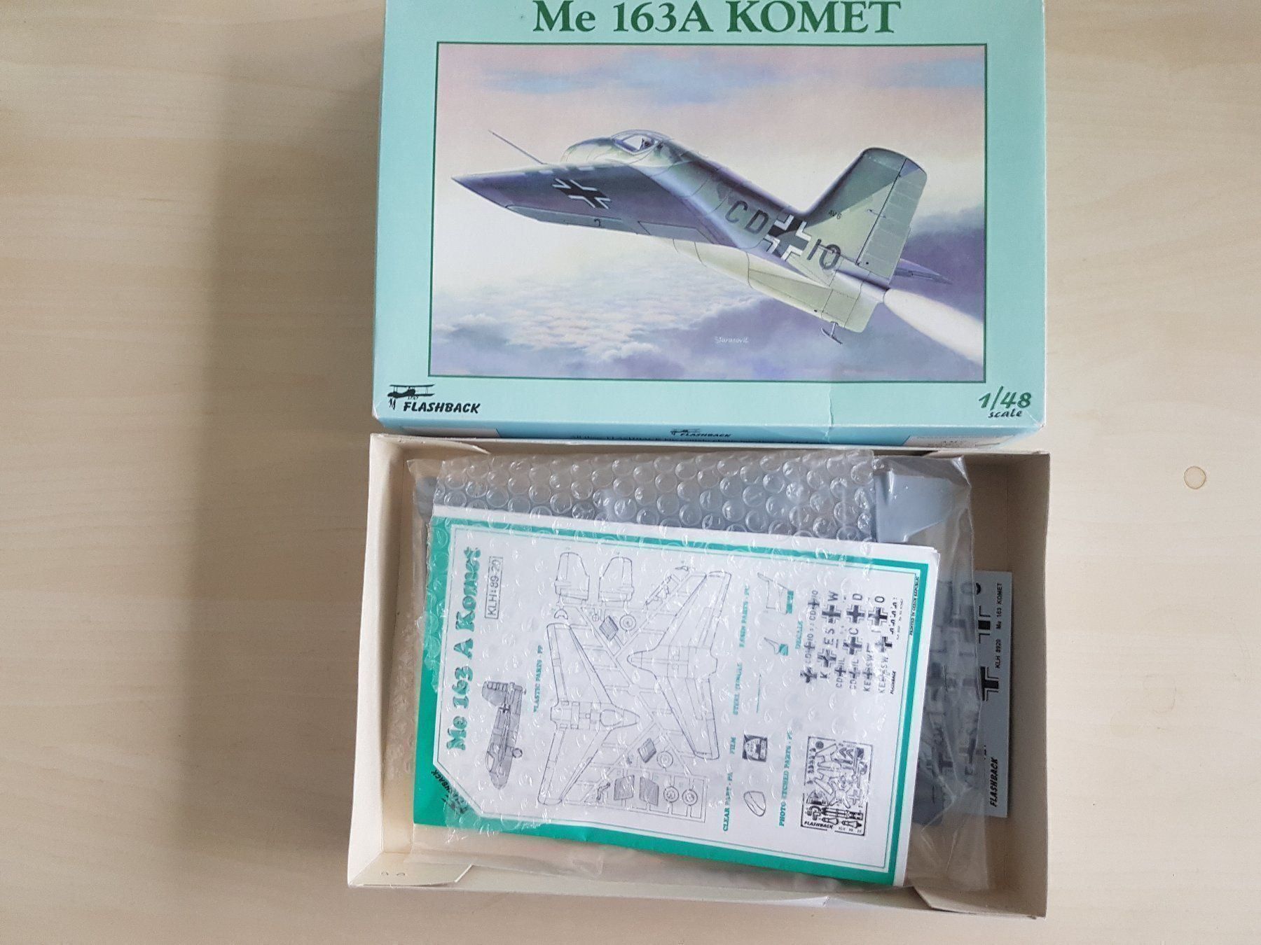 Kit di modellismo & Modellini statici: 1:48 Messerschmitt Me 163 A Komet - Flashback KLH8920 – Usato da Bassersdorf venduto da jackbmw 5