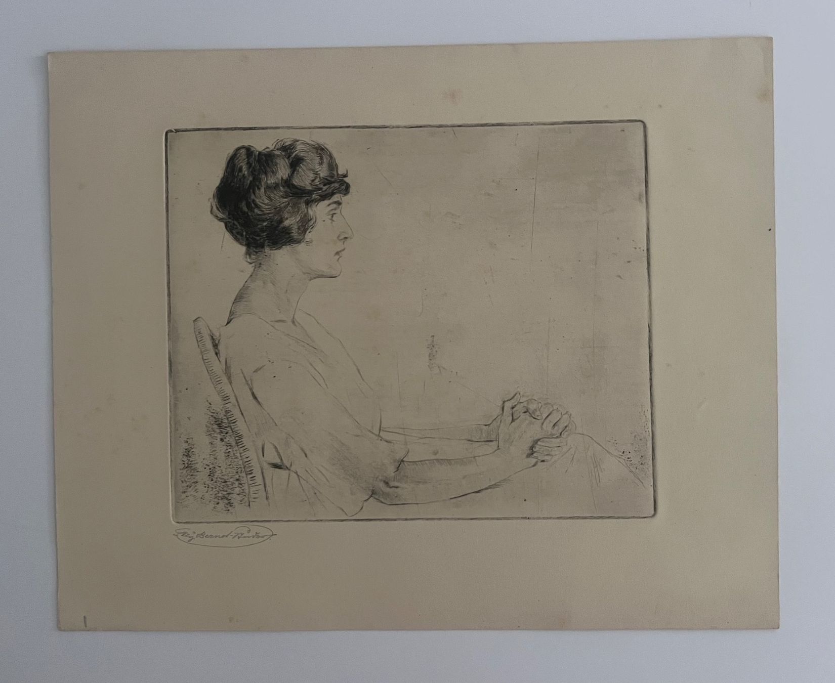 Grafica & Litografie: Elly Bernet-Studer, handsigniert – Usato da Rain venduto da Pic-Ass