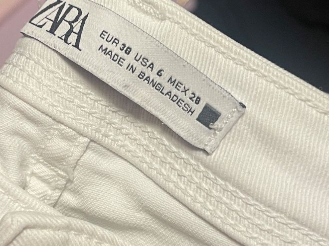 Zara Jeans: Damen Jeans Weiss – Nuovo (secondo la descrizione) da Winterthur venduto da Milan340 3