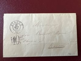 1 enveloppe datée 27 octobre 1852 selon photo