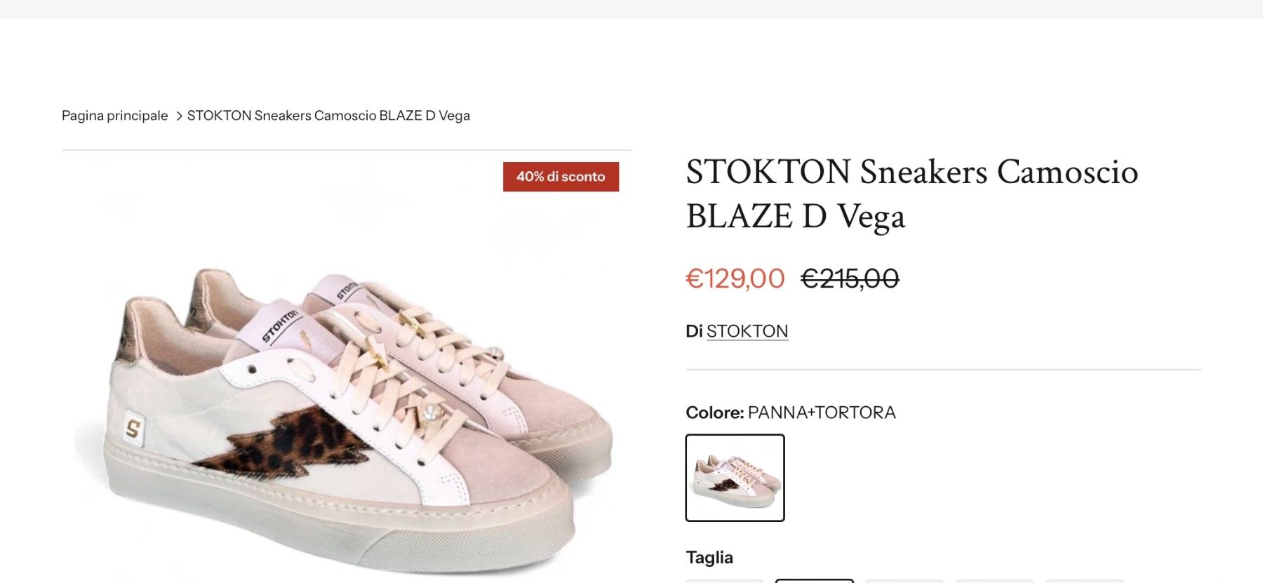 Damenschuhe: STOKTON Italy - Leder Sneaker Gr. 38 – Gebraucht aus Besazio von lionheart63 1