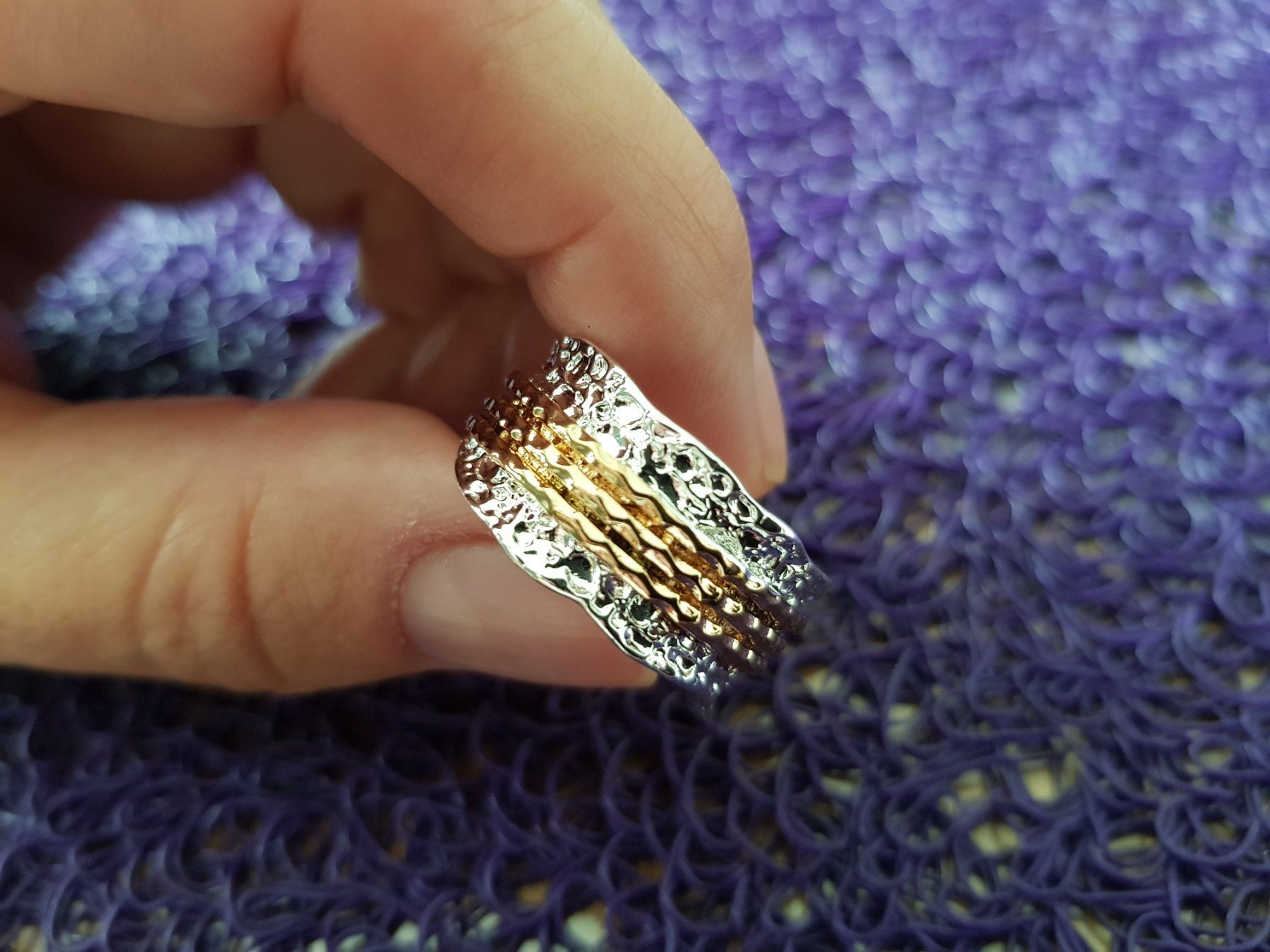 Ringe: Ring Damen bicolor, Gr.63, neu – Neu (gemäss Beschreibung) aus Berneck von heikodzint