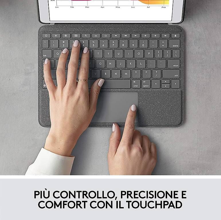 Tastaturen: Logitech Combo TASTIERA Touch per iPad  – Gebraucht aus Agno von SanteCkst 2