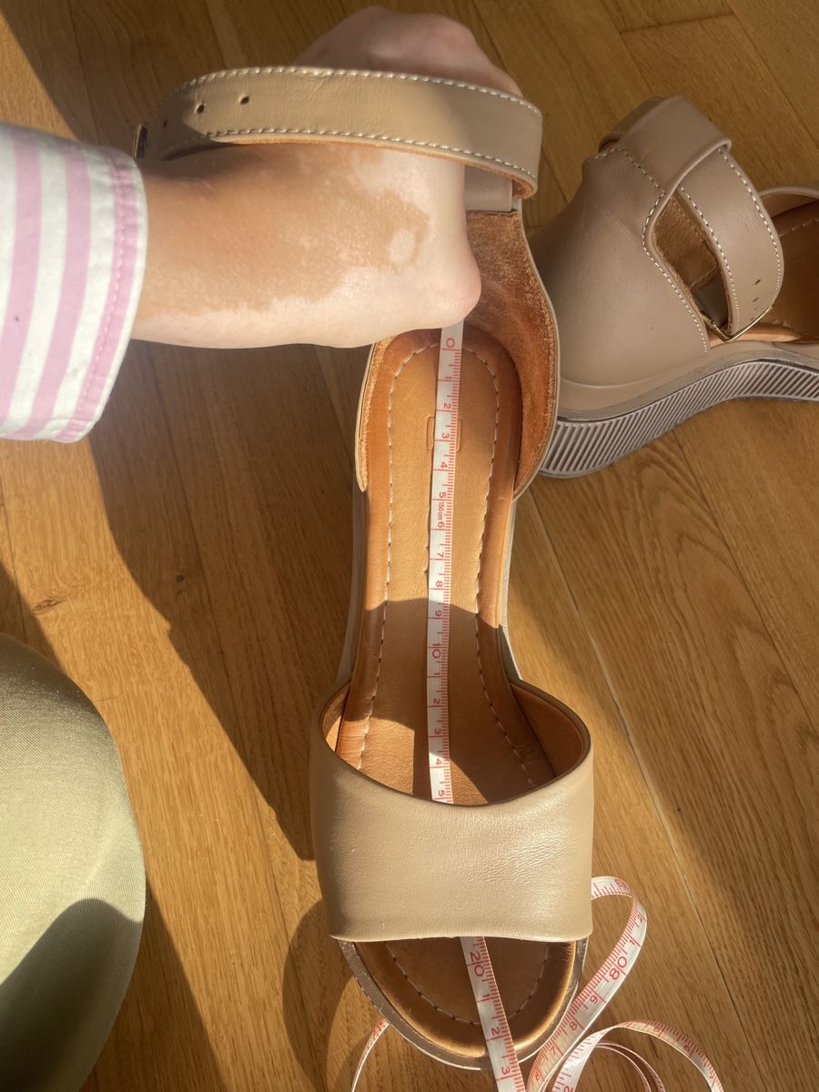 Damenschuhe: Leather platform sandal shoes 37 – Neu (gemäss Beschreibung) aus Zug von dmjtita 7
