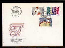 1987, FDC, Sonderpostmarken II (Nr. 750–752)