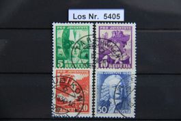 PJ 1934 Serie sauber gestempelt                     Los 5405